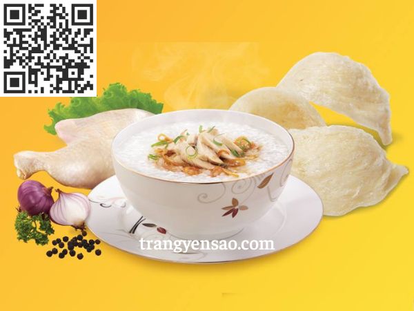 cách nấu cháo tổ yến cho trẻ với thịt gà