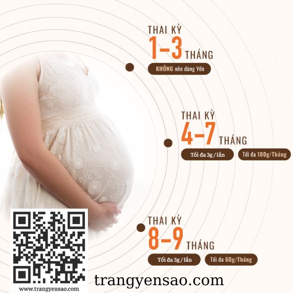 liều lượng dùng yến sào cho bà bầu