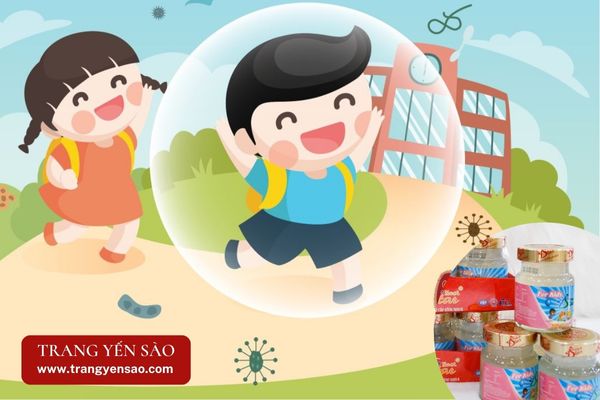 tác dụng của yến sào với trẻ em