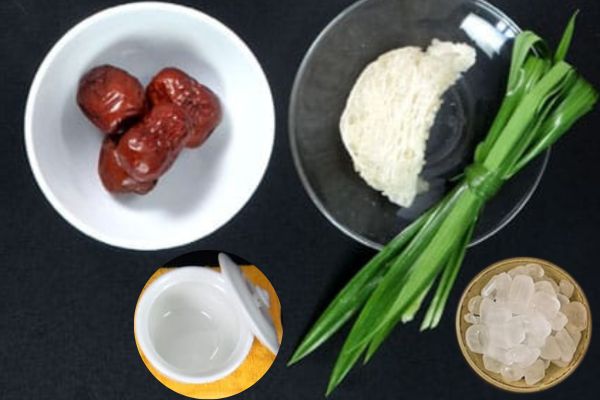 cách chưng yến lá dứa
