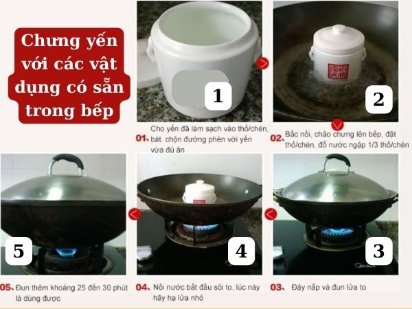 Chưng yến bao nhiêu phút thì được
