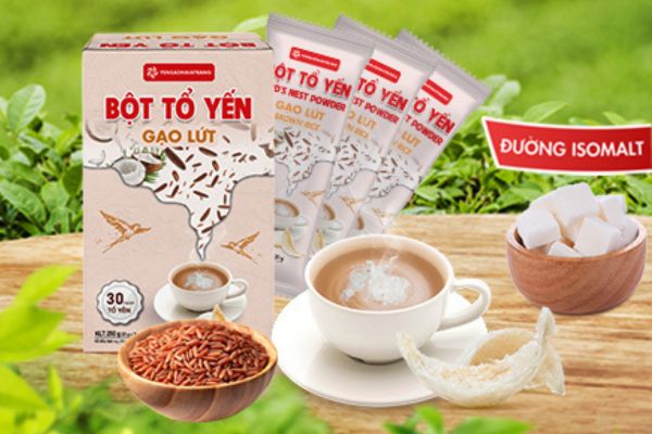 Bột gạo lứt yến sào nha trang