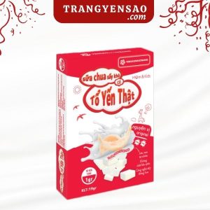 Sữa chua yến sấy thăng hoa có tổ yến thật