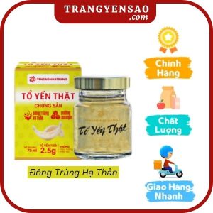 Tổ Yến Thật Chưng Sẵn Đông Trùng Hạ Thảo 70ml