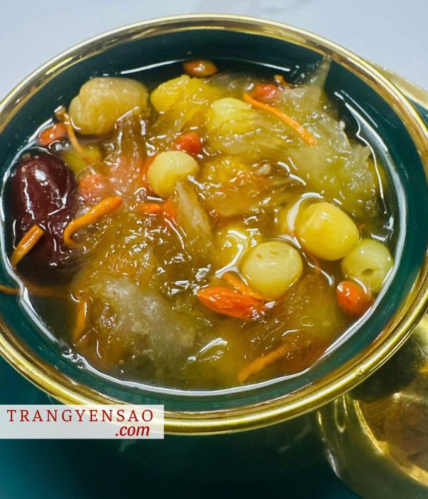 Cách Chưng Yến Táo Đỏ Đông Trùng Hạ Thảo 