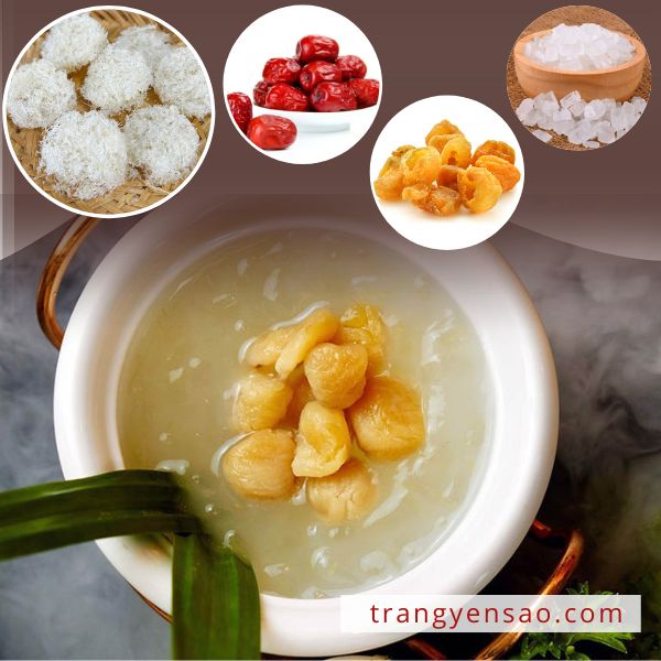 Cách Chưng Yến Vụn Với Táo Đỏ