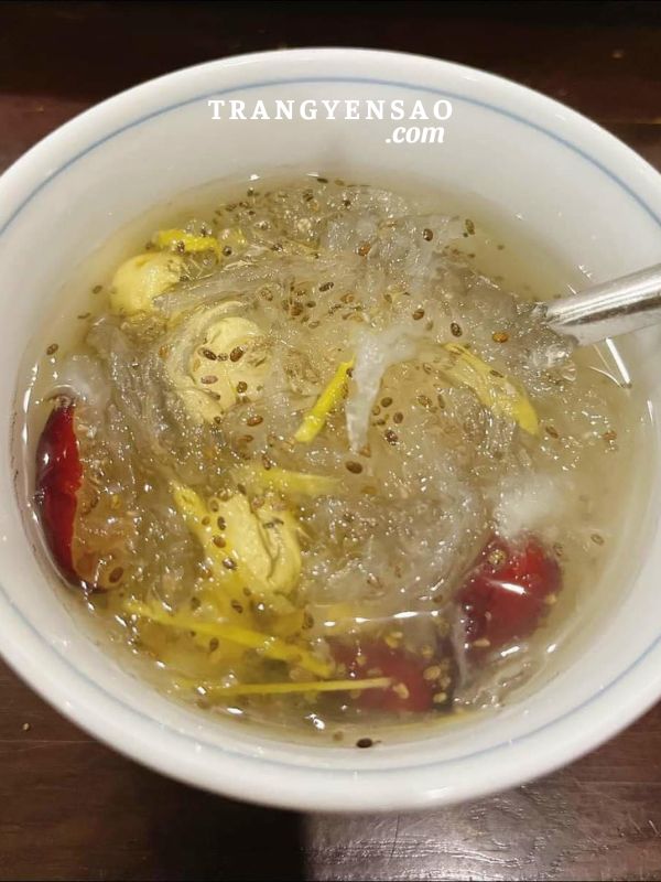 Cách Chưng Yến Hạt Sen Táo Đỏ Hạt Chia