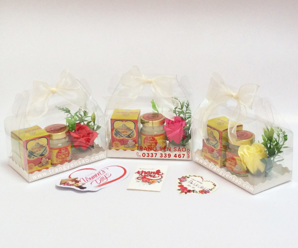 Set quà tặng sức khỏe yến chưng 1 hũ