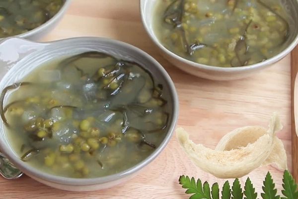 cách nấu chè tổ yến đậu xanh đơn giản