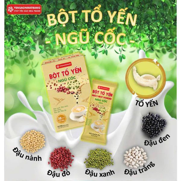 bột tổ yến ngũ cốc yến sào nha trang