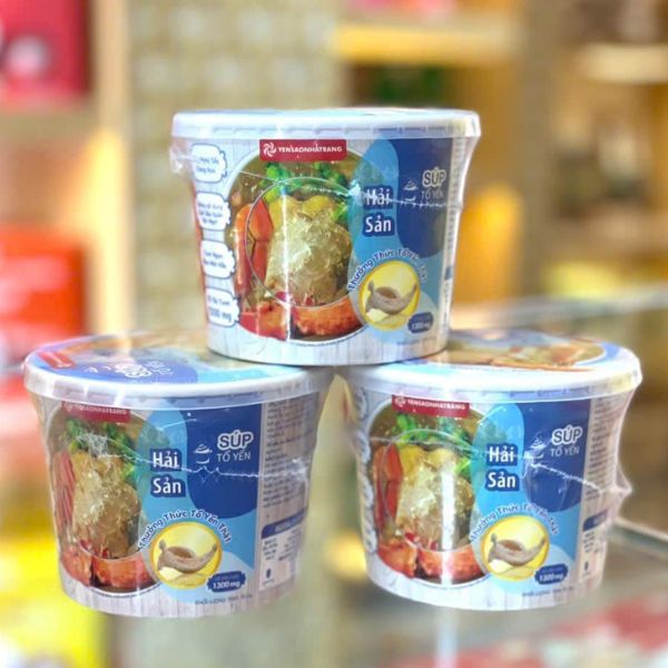 súp tổ yến hải sản