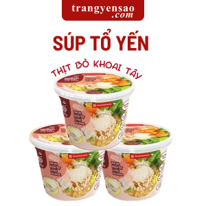 súp tổ yến yến sào nha trang thịt bò khoai tây