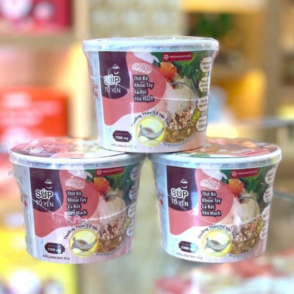 Súp tổ yến yến sào nha trang thịt bò khoai tây