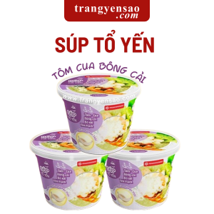 súp tổ yến yến sào nha trang tôm cua